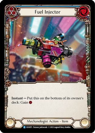 Fuel Injector (EVO075) [Bright Lights] Rainbow Foil - Deck Out Gaming