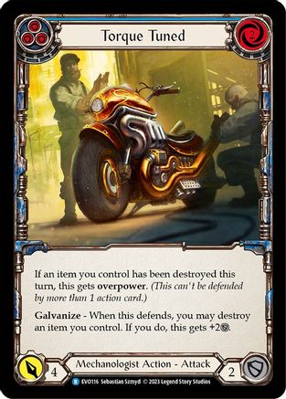 Torque Tuned (Blue) (EVO116) [Bright Lights] - Deck Out Gaming