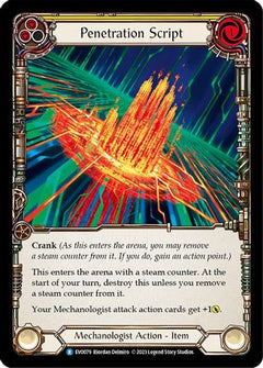 Penetration Script (EVO079) [Bright Lights] Rainbow Foil - Deck Out Gaming
