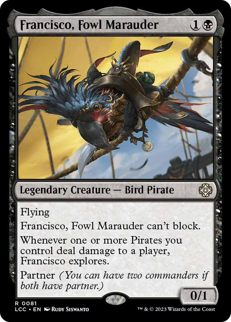 Francisco, Fowl Marauder (81) [The Lost Caverns of Ixalan Commander] - Deck Out Gaming
