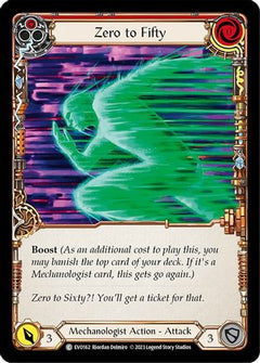Zero to Fifty (Red) (EVO162) [Bright Lights] - Deck Out Gaming