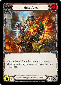 Infuse Alloy (Red) (EVO120) [Bright Lights] Rainbow Foil - Deck Out Gaming