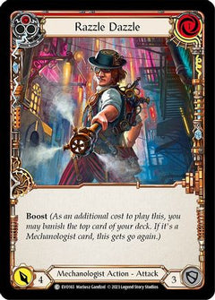 Razzle Dazzle (Red) (EVO165) [Bright Lights] Rainbow Foil - Deck Out Gaming