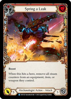Spring a Leak (Red) (EVO150) [Bright Lights] Rainbow Foil - Deck Out Gaming