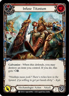 Infuse Titanium (Red) (EVO123) [Bright Lights] Rainbow Foil - Deck Out Gaming