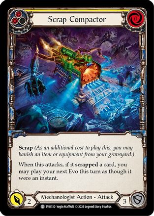 Scrap Compactor (Yellow) (EVO130) [Bright Lights] - Deck Out Gaming