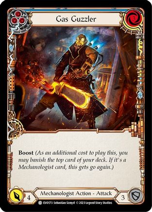 Gas Guzzler (Blue) (EVO173) [Bright Lights] - Deck Out Gaming