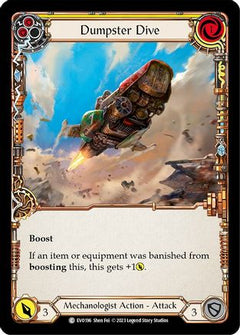 Dumpster Dive (Yellow) (EVO196) [Bright Lights] Rainbow Foil - Deck Out Gaming