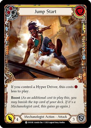 Jump Start (Yellow) (EVO181) [Bright Lights] - Deck Out Gaming