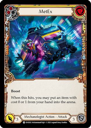 MetEx (Yellow) (EVO202) [Bright Lights] - Deck Out Gaming