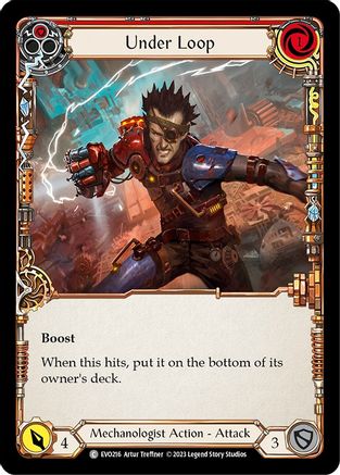 Under Loop (Red) (EVO216) [Bright Lights] Rainbow Foil - Deck Out Gaming