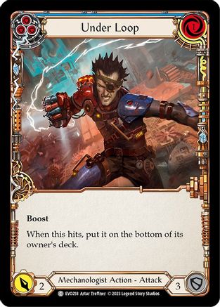 Under Loop (Blue) (EVO218) [Bright Lights] Rainbow Foil - Deck Out Gaming