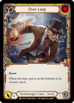 Over Loop (Yellow) (EVO220) [Bright Lights] Rainbow Foil - Deck Out Gaming