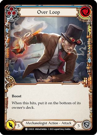 Over Loop (Blue) (EVO221) [Bright Lights] - Deck Out Gaming