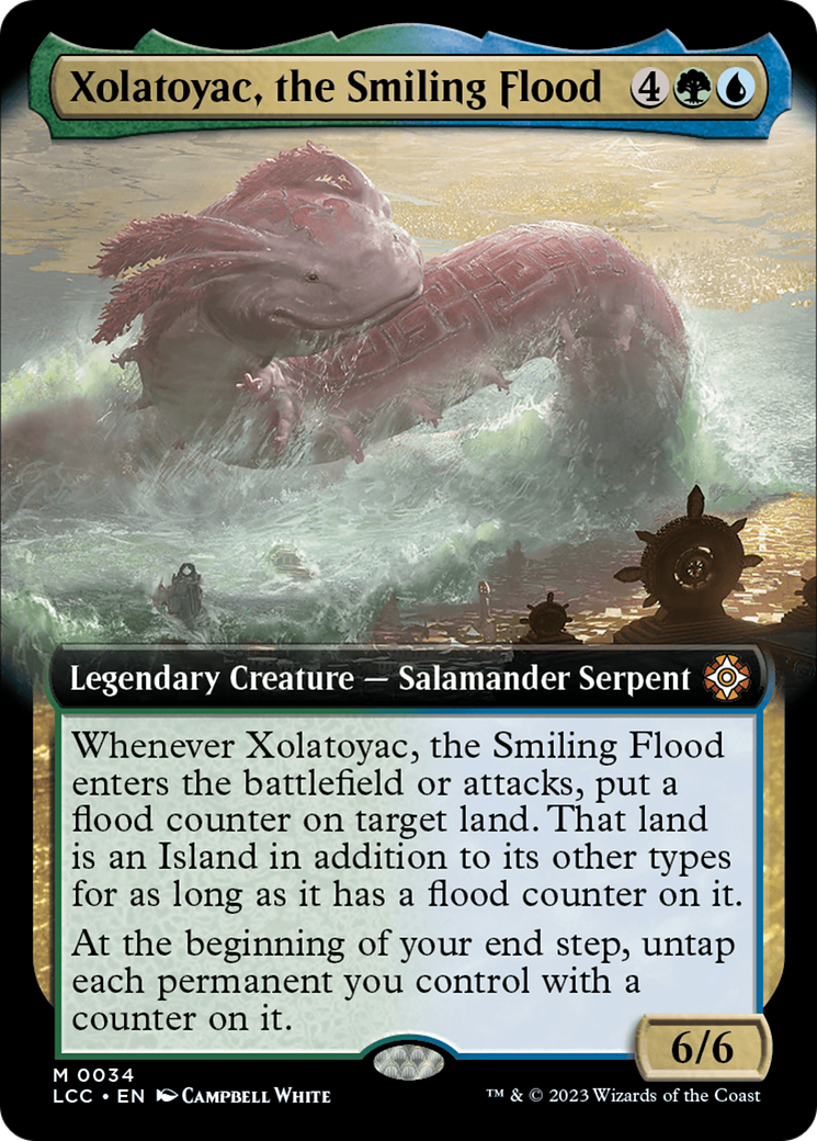 Xolatoyac, the Smiling Flood (Extended Art) (34) [The Lost Caverns of Ixalan Commander] - Deck Out Gaming