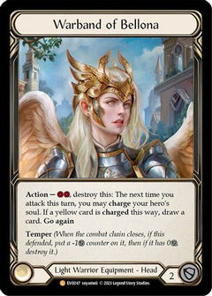 Warband of Bellona (EVO247) [Bright Lights] Rainbow Foil - Deck Out Gaming
