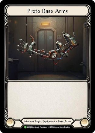 Proto Base Arms - LGS184 (LGS184) [Flesh and Blood: Promo Cards] Cold Foil - Deck Out Gaming