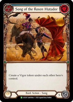 Song of the Rosen Matador - LGS218 (LGS218) [Flesh and Blood: Promo Cards] Rainbow Foil - Deck Out Gaming