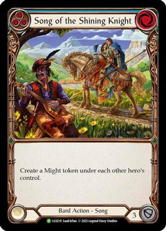 Song of the Shining Knight - LGS219 (LGS219) [Flesh and Blood: Promo Cards] Rainbow Foil - Deck Out Gaming