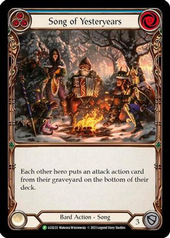Song of Yesteryears - LGS222 (LGS222) [Flesh and Blood: Promo Cards] Rainbow Foil - Deck Out Gaming