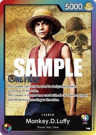 Monkey.D.Luffy (Leader Pack - Live Action) (Sealed Battle 2023 Vol. 1) [One Piece Promotion Cards] - Deck Out Gaming
