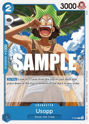 Usopp (Sealed Battle Kit Vol. 1) (P-049) [One Piece Promotion Cards] - Deck Out Gaming