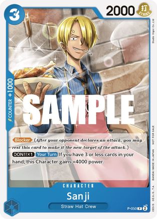 Sanji (Sealed Battle Kit Vol. 1) (P-050) [One Piece Promotion Cards] - Deck Out Gaming