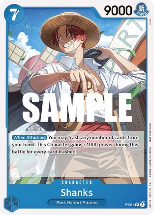 Shanks (Sealed Battle Kit Vol. 1) (P-051) [One Piece Promotion Cards] - Deck Out Gaming