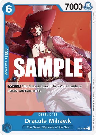 Dracule Mihawk (Sealed Battle Kit Vol. 1) (P-052) [One Piece Promotion Cards] - Deck Out Gaming
