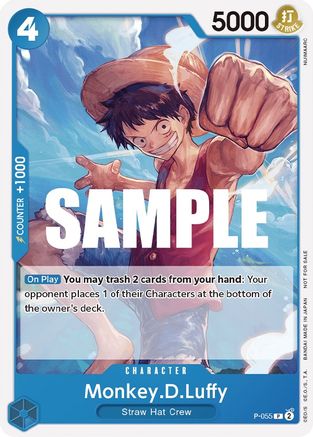Monkey.D.Luffy (055) (Sealed Battle Kit Vol. 1) (P-055) [One Piece Promotion Cards] - Deck Out Gaming
