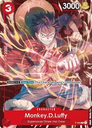 Monkey.D.Luffy - P-006 (Retail Promo) (P-006) [One Piece Promotion Cards] - Deck Out Gaming