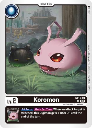 Koromon (ST15-01) [Starter Deck 15: Dragon of Courage] - Deck Out Gaming