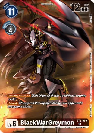 BlackWarGreymon (Tamer Party Pack -The Beginning-) (BT5-069) [Battle of Omni] Foil - Deck Out Gaming