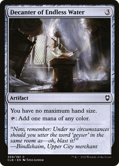 Decanter of Endless Water (309) [Commander Legends: Battle for Baldur's Gate] - Deck Out Gaming
