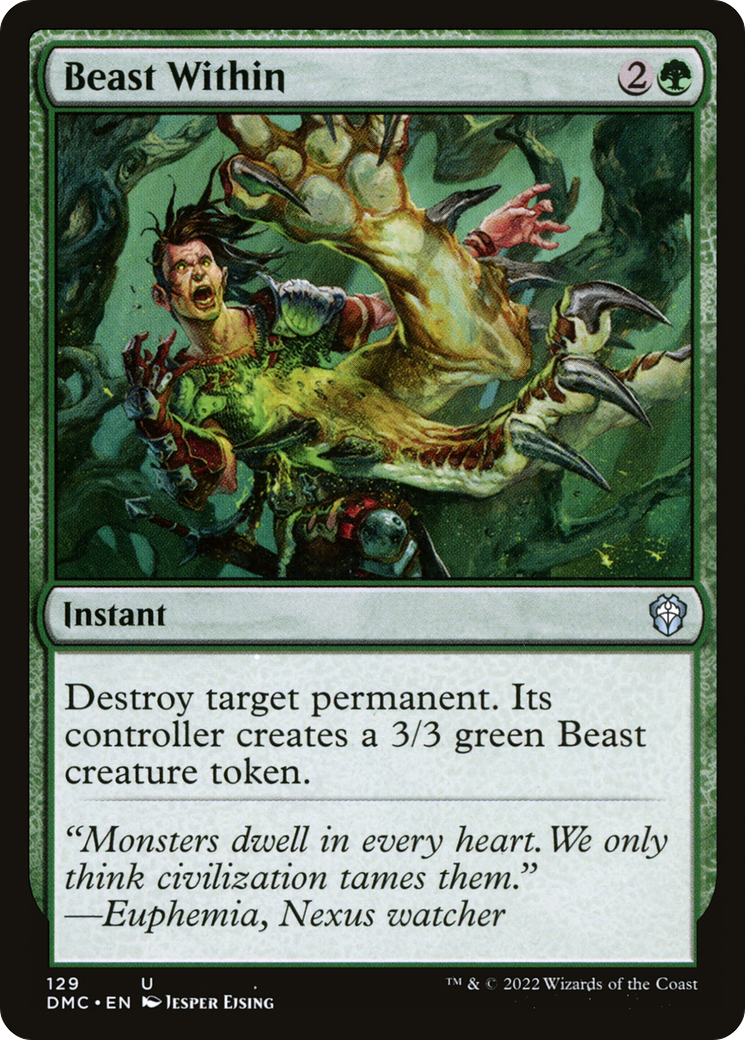 Beast Within (129) [Commander: Dominaria United] - Deck Out Gaming