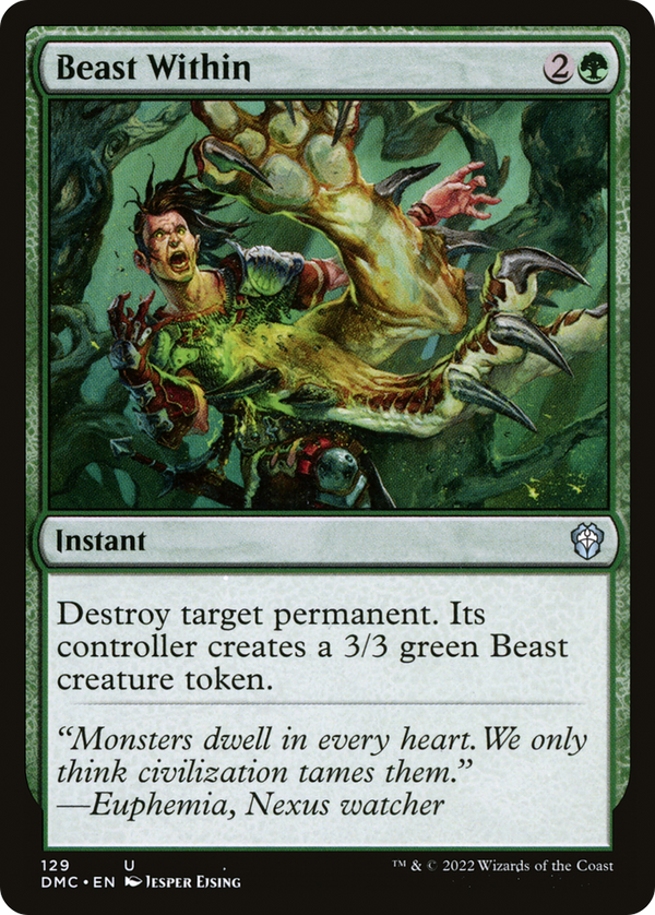 Beast Within (129) [Commander: Dominaria United] - Deck Out Gaming