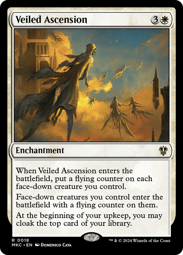 Veiled Ascension (18) [Murders at Karlov Manor Commander] - Deck Out Gaming