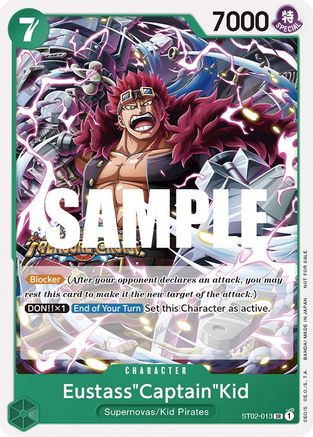 Eustass"Captain"Kid (Tournament Pack Vol. 5) (ST02-013) [One Piece Promotion Cards] Foil - Deck Out Gaming