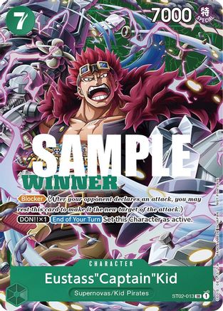 Eustass"Captain"Kid (Winner Pack Vol. 5) (ST02-013) [One Piece Promotion Cards] Foil - Deck Out Gaming