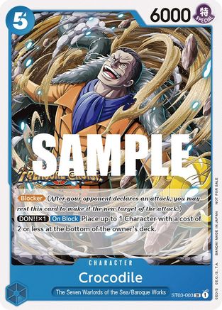 Crocodile (Tournament Pack Vol. 5) (ST03-003) [One Piece Promotion Cards] - Deck Out Gaming