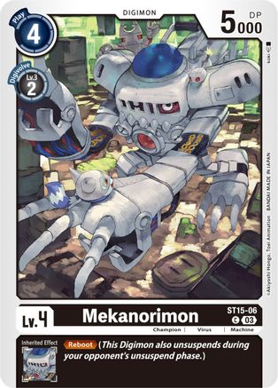 Mekanorimon (ST15-06) [Starter Deck 15: Dragon of Courage] - Deck Out Gaming