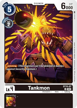 Tankmon (ST15-07) [Starter Deck 15: Dragon of Courage] - Deck Out Gaming