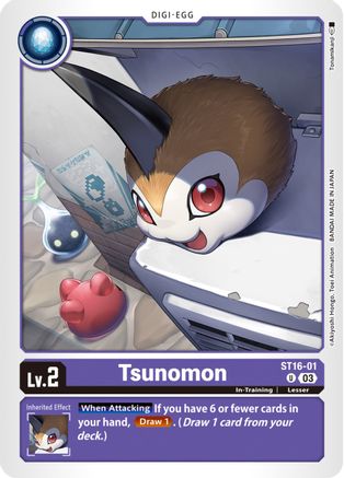 Tsunomon (ST16-01) [Starter Deck 16: Wolf of Friendship] - Deck Out Gaming