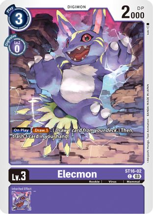 Elecmon (ST16-02) [Starter Deck 16: Wolf of Friendship] - Deck Out Gaming