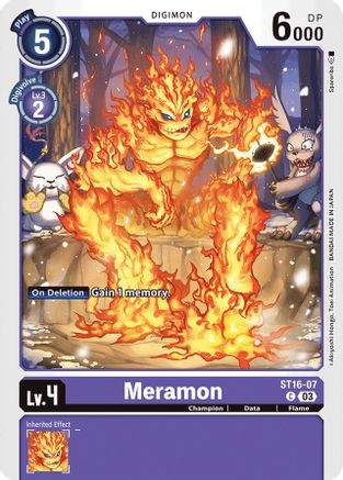 Meramon (ST16-07) [Starter Deck 16: Wolf of Friendship] - Deck Out Gaming