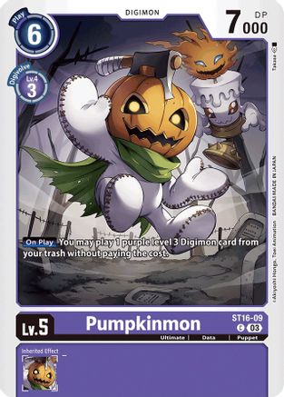 Pumpkinmon (ST16-09) [Starter Deck 16: Wolf of Friendship] - Deck Out Gaming