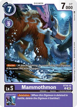 Mammothmon (ST16-10) [Starter Deck 16: Wolf of Friendship] - Deck Out Gaming