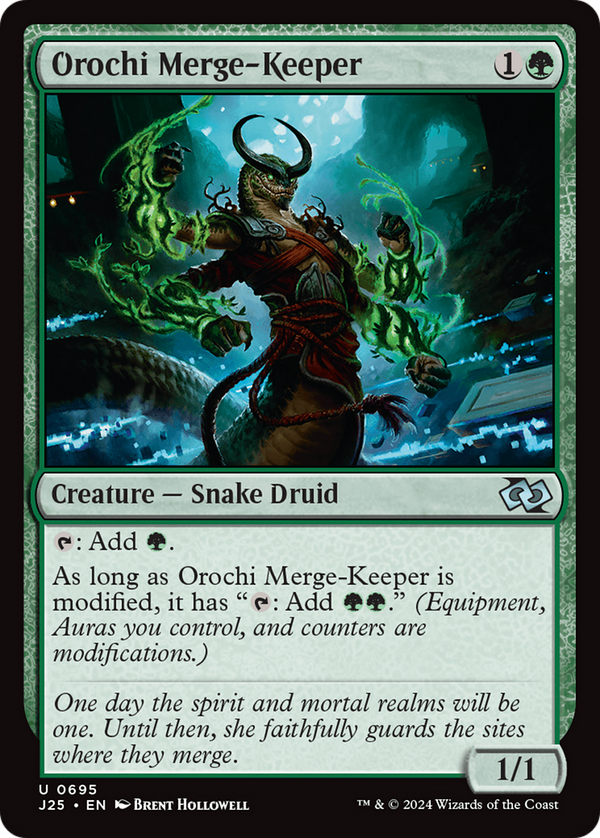 Orochi Merge-Keeper (695) [Foundations Jumpstart] - Deck Out Gaming