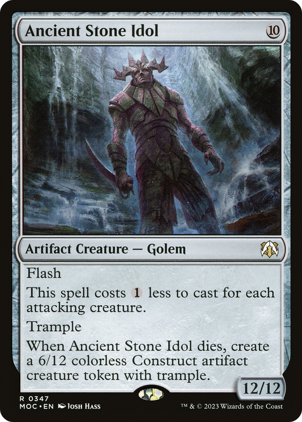 Ancient Stone Idol (347) [March of the Machine Commander] - Deck Out Gaming