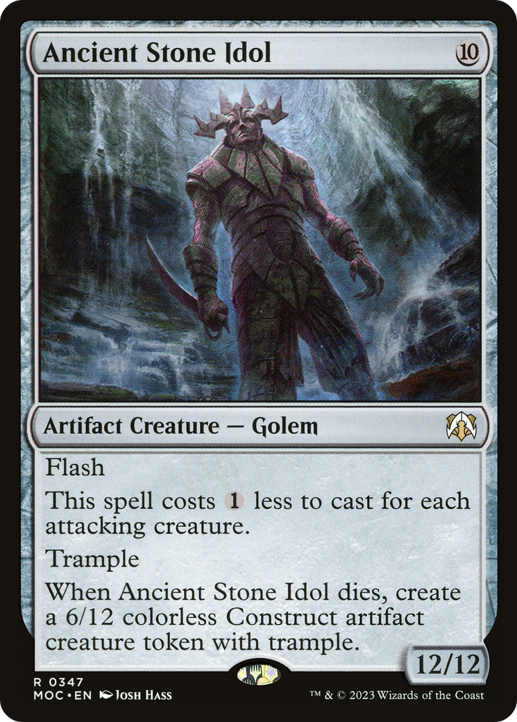 Ancient Stone Idol (347) [March of the Machine Commander] - Deck Out Gaming
